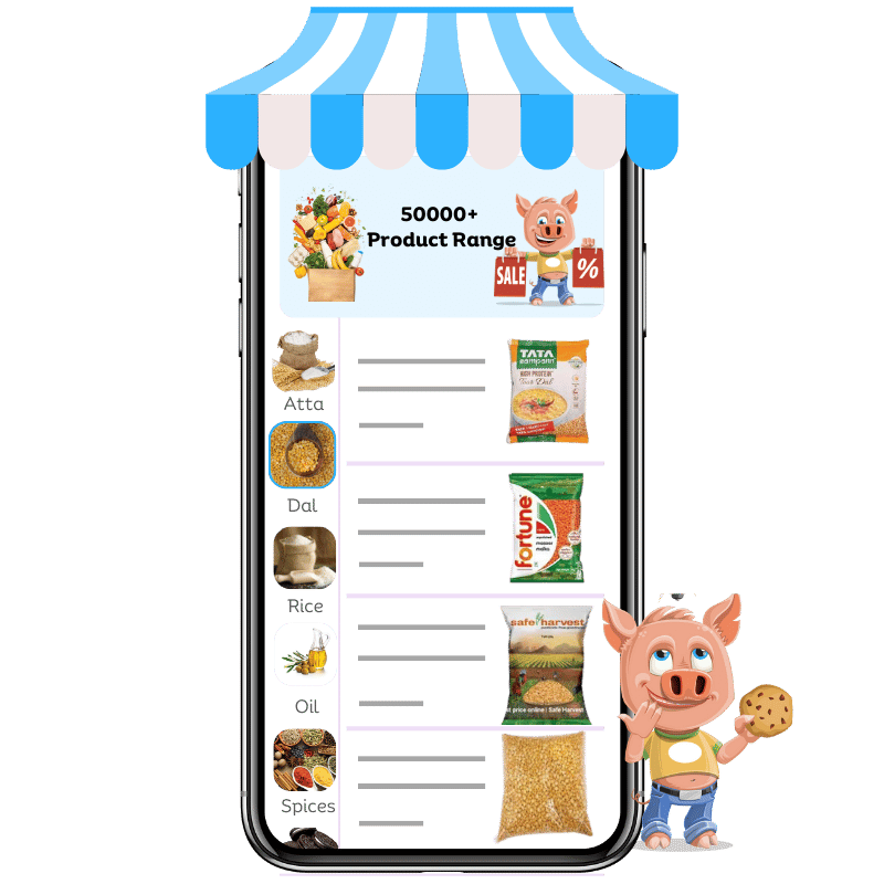 Wide range of products from branded to homemade with hassle-free shopping